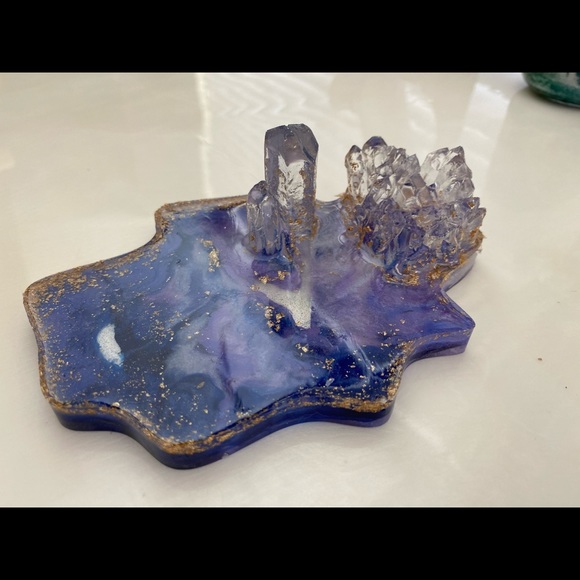 Sliced Agate Style Tray - Picture 2 of 13